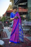 Kobe Nx By Rajtex Satin Crepe Modern Printed Saree
